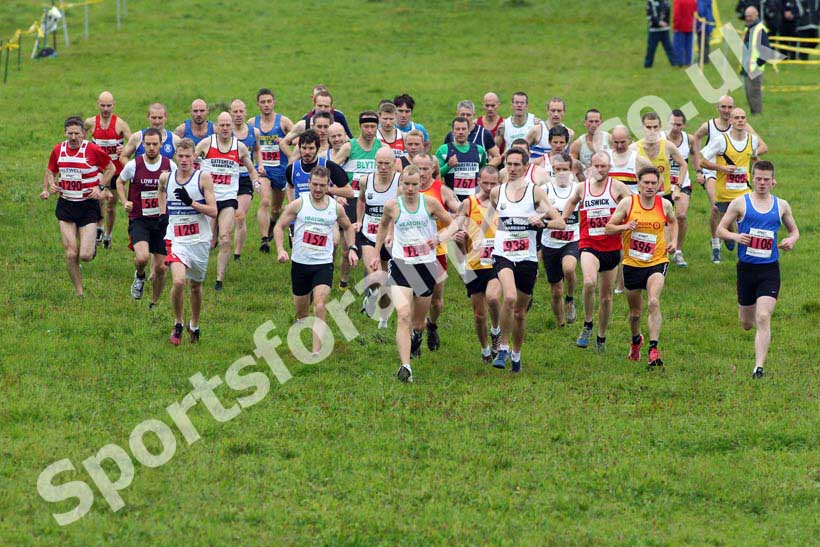 Senior mens start 04, North-East Harriers League, Cramlington